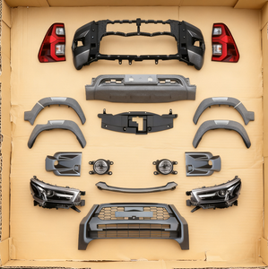 Xe nâng cấp Facelift BodyKit fortoyota Hilux 2016 2020 Facelift để 2021 Rocco gr phong cách với taillamp Đèn pha nướng bumpers - Product Image 2