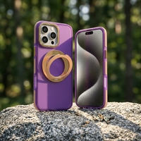 Coques de téléphone colorées respectueuses de la peau pour Motorola G Power G Play G 5G 2026 360 °   Support pliable rotatif, coque de téléphone magnétique de luxe