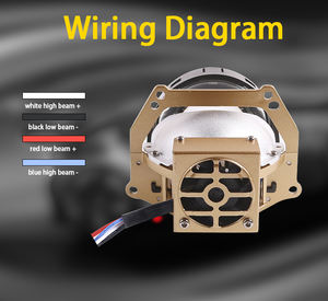 SANVI New Gold F50 Proyector Bi LED de 3 pulgadas 115W por juego 5500K Accesorio para automóvil <span class=keywords><strong>Precio</strong></span> bajo Fábrica personalizada OEM ODM - Product Image 6