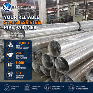 Threading 304 No.1 Cold Drawn 88.9mm 3.0mm Threading ASTM A312 Stainless Steel Pipe for Construction - Product Image 1