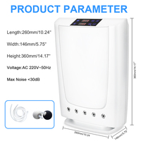 Purificador de Plasma y Ozono de Bajo Consumo (14W) Montable en Pared para Esterilización de Aire, Agua, Alimentos y Lavadora