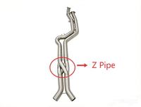 Tuyau intermédiaire en Z SS304 Performance pour BMW G80 G81 M3 G82 M4 G87 M2 S58, conception à longueur égale de 70 mm
