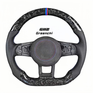 Volant en fibre de carbone amélioré et forgé pour Volkswagen <span class=keywords><strong>Golf</strong></span> 7.5 GTI MK7 Polo GTS GTD <span class=keywords><strong>GTE</strong></span> R Passat CC R-Line - Product Image 3