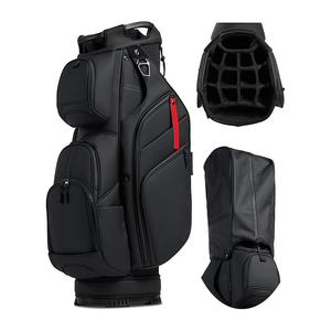 Primus <span class=keywords><strong>Golf</strong></span> Groothandel Luxe Heren Golftas Custom Waterdicht Lederen Golfkar Tas Met Volledige 14 Verdelers - Product Image 1