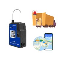 Traceur GPS électronique pour camion porte-conteneurs, alarme de porte, scellé de sécurité, étanche, 4G GSM sans fil, dispositif de gestion de flotte JT709C PC