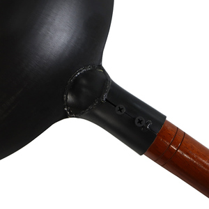 <span class=keywords><strong>Wok</strong></span> de <span class=keywords><strong>Pékin</strong></span> sans revêtement chimique, léger, commercial, fin, antiadhésif, en acier au carbone, compatible avec les cuisinières à induction - Product Image 6
