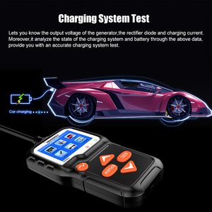 Testeur de <span class=keywords><strong>batterie</strong></span> automobile KONNWEI KW650, directement de l'usine, pour tester la tension de la <span class=keywords><strong>batterie</strong></span> de voiture, la résistance interne, le CCA, le SOC, le SOH - Product Image 2