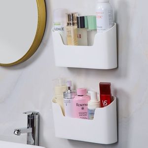 Organisateur de placard suspendu à double niveau, en plastique, à fixer au mur, pour salle de bain, rectangulaire, 203x133x68mm - Product Image 2