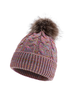 Chapeau unisexe en tricot 100% acrylique pour garçons et filles, avec <span class=keywords><strong>pompon</strong></span>, doux au toucher, chaud, chapeau de voyage, tissu commun, motif uni/à carreaux - Product Image 4