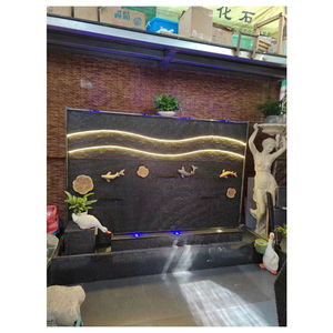 Fuente de <span class=keywords><strong>Pared</strong></span> con Logotipo Grabado para Diseño Interior o Exterior con Iluminación de Logotipo <span class=keywords><strong>en</strong></span> la Parte Posterior de la Cascada <span class=keywords><strong>en</strong></span> la <span class=keywords><strong>Pared</strong></span> - Product Image 3