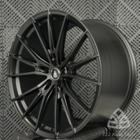 722Auto T6 Jantes forgées 20-24 pouces 9-12J Noir satiné Concave profond JWL 5x112/120/127/130 pour Mercedes AMG GT GLE 63 GLS 63 G 63