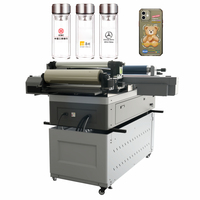 Impresora UV Plana 3 en 1 Modelo Actualizado Locor 6090/A1 para Souvenirs, Regalos, Vasos, Botellas, Rollos de Película UV DTF, Maquinaria de Impresión