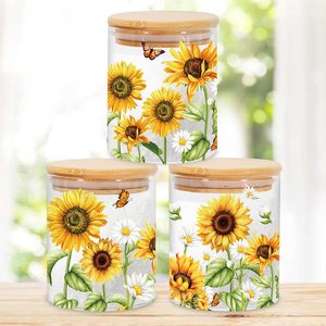 Custom Food Storage Container Set Organizer Pantry Spice Kitchen Storage Containers Glass <b>Jars</b> With Decal Logo - Product Image 1
