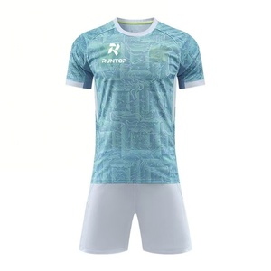 Áo bóng đá 100% polyester bán buôn cho tất cả các đội câu lạc bộ, bộ đồ cổ động viên sân nhà và sân khách và bộ đồ thể thao - Product Image 3