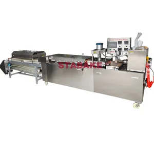 industrial fully automatic mexican flour corn tortilla roti chapati 40 cm wrap making baking machine