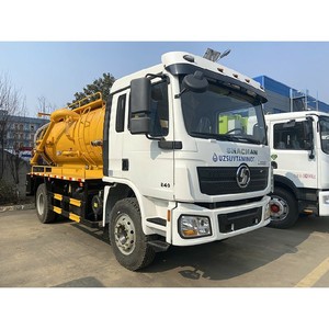 Camion de dragage des eaux usées Shacman 4x2 15CBM avec jet haute pression pour le nettoyage des canalisations municipales - Product Image 1