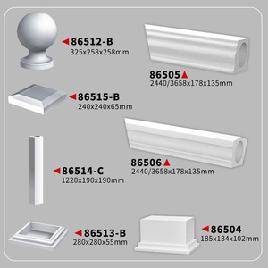 Everwall Hot Bán Ngoài Trời Cầu Thang Lan can Tay vịn Cho Cầu Thang Nội Thất Làm bằng Polyurethane Không Thấm Nước Thân Thiện Với Môi - Product Image 5