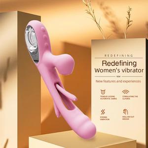 Đồ chơi tình dục rung 3 trong 1, kiểu liếm, rung, mút, tiếng ồn thấp, sạc lại được dành cho nữ - Product Image 3