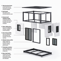Maison préfabriquée de luxe extensible facile à construire, norme australienne, 2, 3 ou 4 chambres, villa préfabriquée, maison mobile