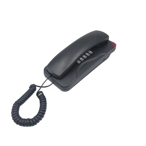 Téléphone de secours analogique d'urgence mural ABS résistant aux intempéries avec indicateur LED pour ascenseurs d'hôtel et salles de bain - Product Image 2