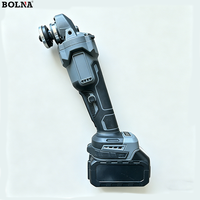 BOLNA OEM/ODM Meuleuse d'angle industrielle portable sans fil 21V sans balais avec interrupteur à gâchette, disque de meulage, 1500mAh, 20000 tr/min