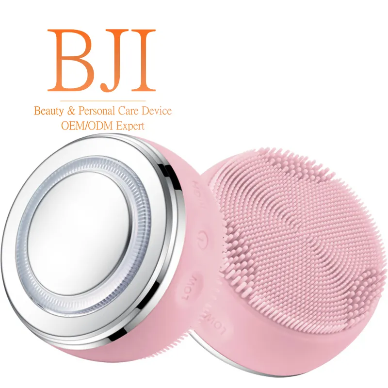 Mini brosse de nettoyage de visage en Silicone électrique Spa épurateur de visage à ultrasons masseur sonique vibrant brosse de nettoyage du visage