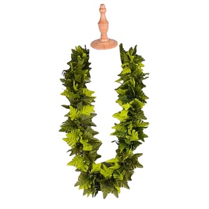 JingRui - Guirnalda de Hojas de Helecho Artificiales de Tela Realista de 100 cm, para Mujer, Estilo Hawaiano, para Interiores y Exteriores, para Todas las Estaciones, Venta Directa de Fábrica - Product Image 2