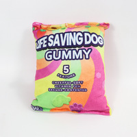 Jouet en peluche pour chien, design original Candy, élégant, en peluche froissée, couineur, résistant aux morsures, en gros, 2025