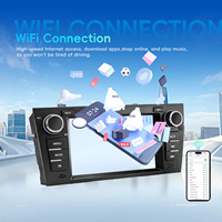 Autoradio Android Podofo Double Din 7'' 4+64 Go pour BMW E90 CarPlay Android Auto Stéréo GPS WiFi BT Autoradio OEM Vente en gros