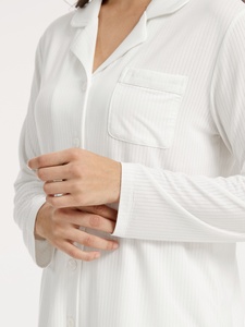 Fábrica de Pijamas OEM ODM, Pijamas de Modal y Elastano para <span class=keywords><strong>Mujer</strong></span>, Ropa de Dormir Suave de Algodón y Bambú para <span class=keywords><strong>Mujer</strong></span> - Product Image 2