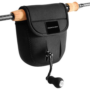 جراب حامل عجلة صيد صغيرة كبيرة مضادة للصدمات بجودة مضمونة للبيع بالجملة، غطاء لفائف الصيد من النيوبرين - Product Image 2