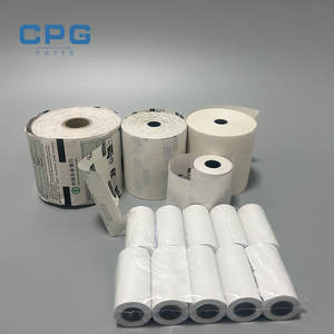 Papier thermique pour caisse enregistreuse, rouleau thermique à faible poussière, 57x50, 70 g/m², 48 g/m², pour supermarché, papier de caisse enregistreuse - Product Image 1
