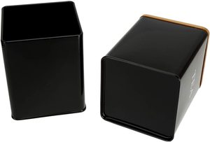 ภาชนะโลหะสำหรับใส่ขนมปังในครัวพร้อมโหลใส่กาแฟน้ำตาลชา - Product Image 2