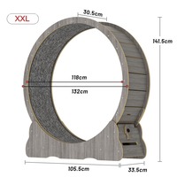 Haute fibre coloré chat course roue muet Fitness roue réduction du bruit durable bois matériel meilleur vendeur