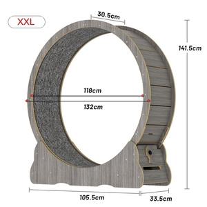 Roda lari kucing serat tinggi warna-warni roda kebugaran senyap pengurang kebisingan bahan kayu berkelanjutan penjual terbaik - Product Image 6