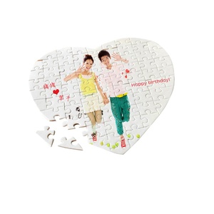 Bán buôn thăng hoa Trống Tùy Chỉnh người lớn trò chơi ghép hình câu đố A3 và 75 cái hình trái tim - Product Image 1