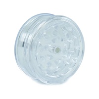 Broyeur à herbes en plastique de haute qualité 60 mm 2025, broyeur à tabac en plastique personnalisé en gros avec impression de logo et durable