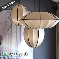 Lampes suspendues en tissu Wabi Sabi pour la maison, le salon, la salle à manger, la chambre à coucher, la salle de thé zen, lustre