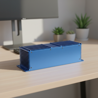 Usinage CNC sur mesure pour boîtier de dissipateur thermique en aluminium, pièces de refroidissement de précision pour appareils électroniques, service de prototypage à partir d'une pièce (MOQ)