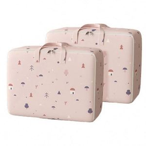 Non-woven Quilt and Clothes Storage Bag <b>Large</b> Capacity <b>Packing</b> Organizer Bag Moving Duffel Bag - Product Image 5