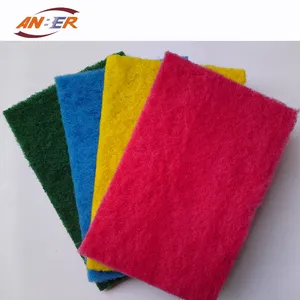 Fabricación de alta calidad al por mayor directamente buen precio esponja para cocina lavado de platos esponja verde Whatsapp + 8613752679825