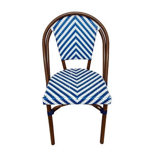 Moderno Parisino Bistro Aluminio Rattan Brazo Silla para uso en interiores al aire libre Precio barato Comedor Hotel Villa Muebles para restaurantes - Product Image 5