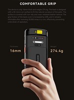Computadora de Mano Resistente Android 15 de 6 Pulgadas IP67 4G, PDA con Lector de Códigos QR 2D, NFC, Terminal de Datos Móvil para Inventario, Escáner de Código de Barras