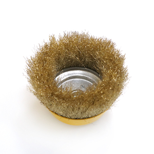 <span class=keywords><strong>Brosse</strong></span> métallique <span class=keywords><strong>rotative</strong></span> en acier de <span class=keywords><strong>brosse</strong></span> de tasse de fil serti de noeud torsadé pour l'industrie de meuleuse d'angle nettoyer et polir la surface métallique - Product Image 5