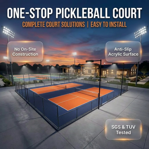 Professional Bounce Acrylic <b>PVC</b> Pickleball Court <b>Roll</b> 3.0mm Prefabricated Sports Flooring Anti-Slip Waterproof Surface Optimized - Product Image 1