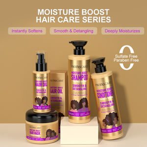 Set <span class=keywords><strong>per</strong></span> la Cura dei <span class=keywords><strong>Capelli</strong></span> Private Label Moisture Boost, Shampoo e <span class=keywords><strong>Balsamo</strong></span> Naturali e Biologici con Olio di Argan, Senza Solfati - Product Image 2