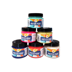ชุดขวดสีอะคริลิคขนาด100มล. ที่ผ่านการรับรองสีโปสเตอร์ En71สำหรับการวาดภาพศิลปะบนกระดาษแคนวาสแก้ว - Product Image 1