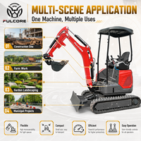 Válvula de Dirección de Acero Fundido con Sensor de Carga para Miniexcavadora de 1.8 Toneladas, Certificada ISO9001, Marca FULCORE, para Miniexcavadoras de Campos de Golf