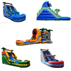 Obstacle de rebond sec de videur et toboggan gonflable Super High Ch unisexe 1 pièce Château Logo gratuit PVC fort 5-7 jours de travail - Product Image 1