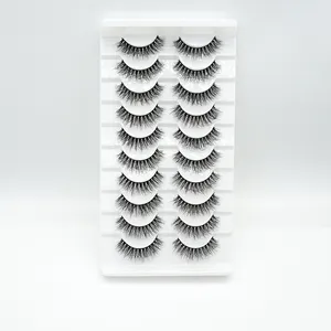 Bulu mata cerpelai 3d bulu mata cerpelai asli 100% Label pribadi merek sendiri kualitas tinggi